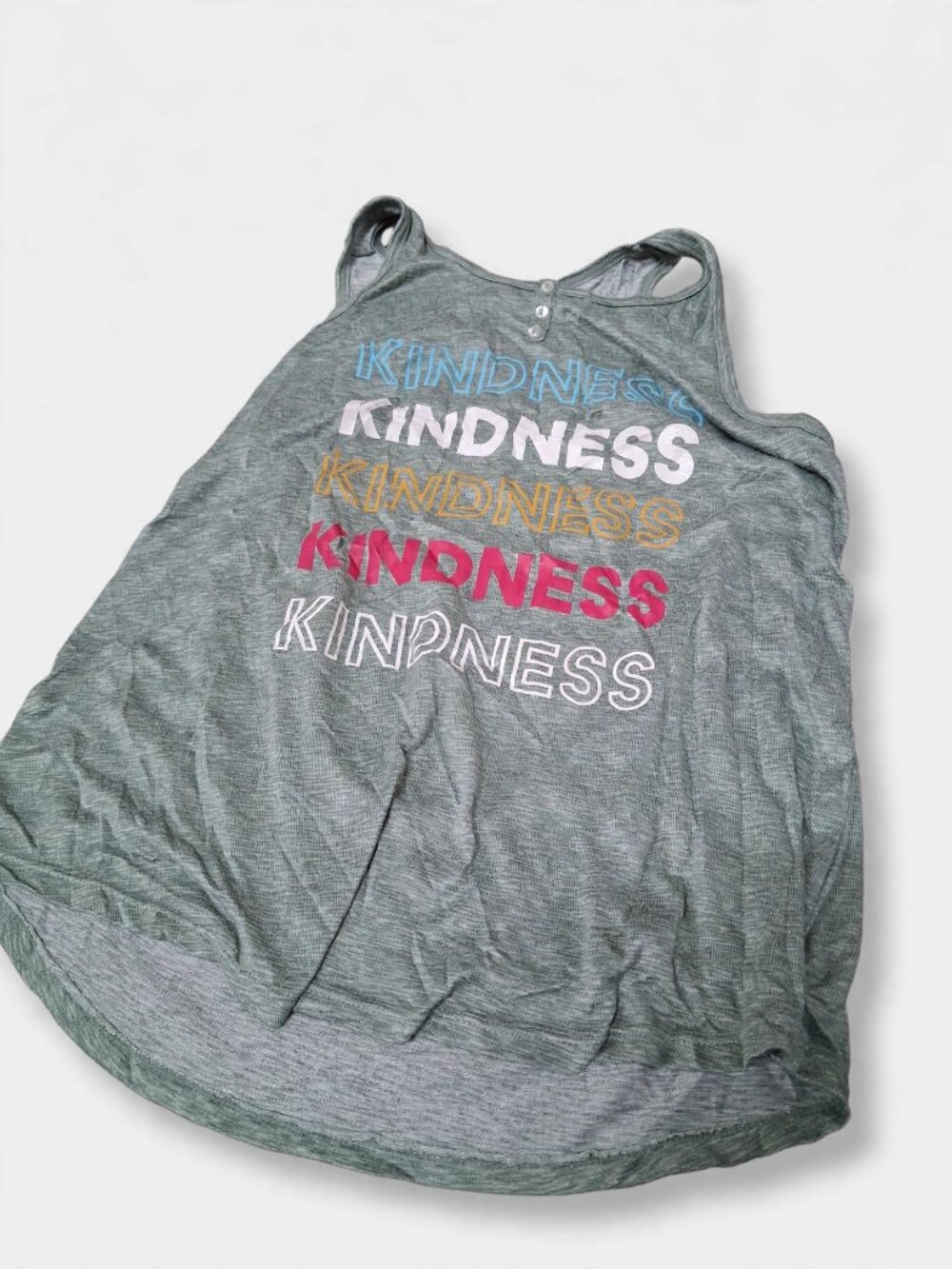 Secret Treasures Gray Kindness Tank Size S